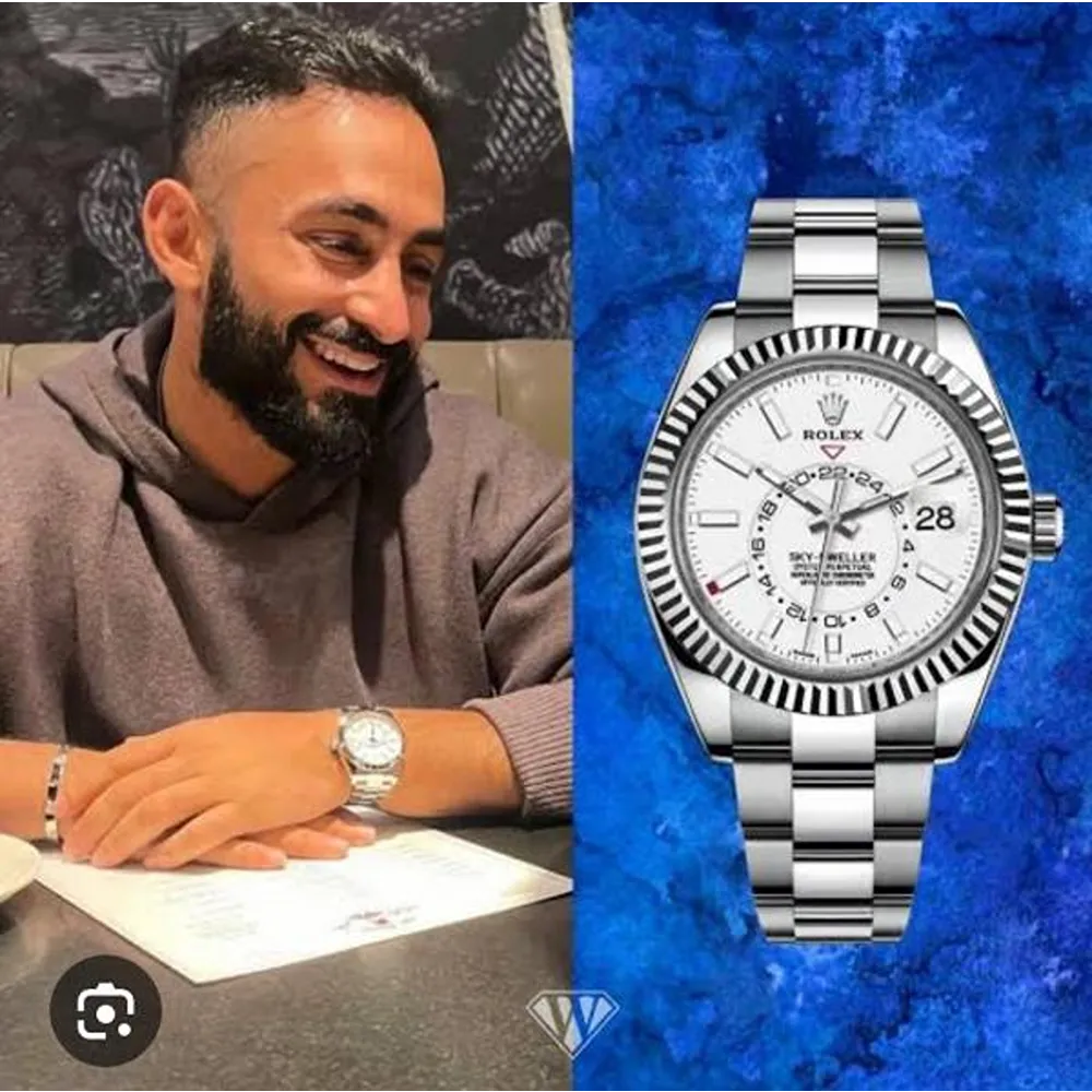 Rolex Watch Sky-Dweller Full White Stainless Steel For Men (SW422)