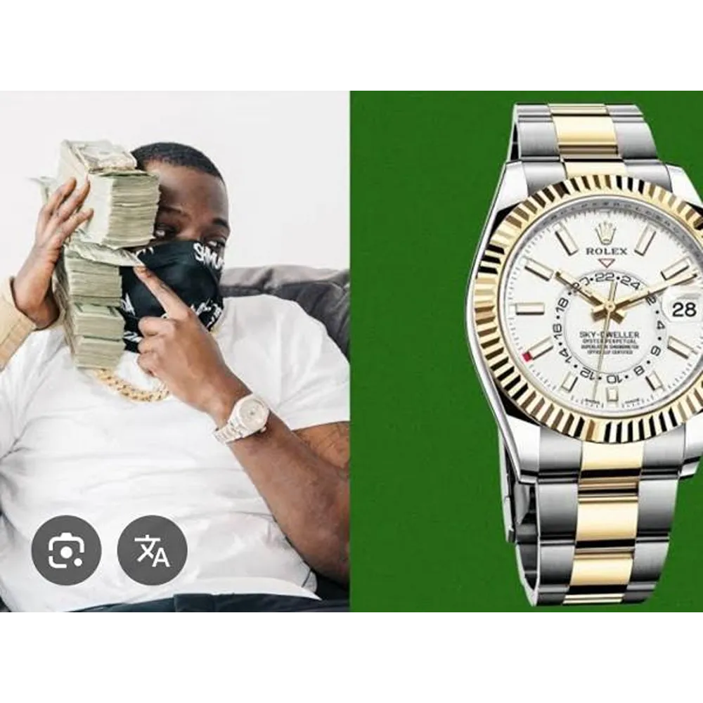 Rolex Watch Sky-Dweller Silver Gold White Dial For Men (SW423)