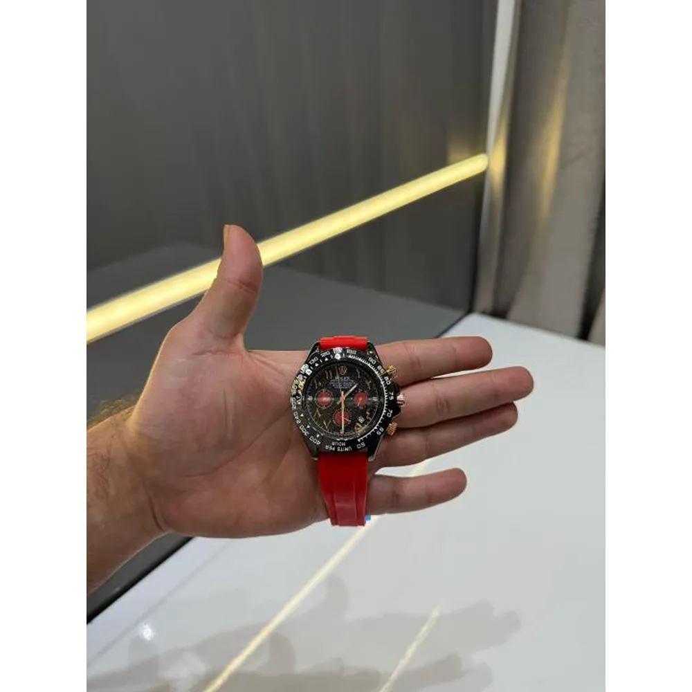 Rolex Watch Oyster Red For Men (SW522)