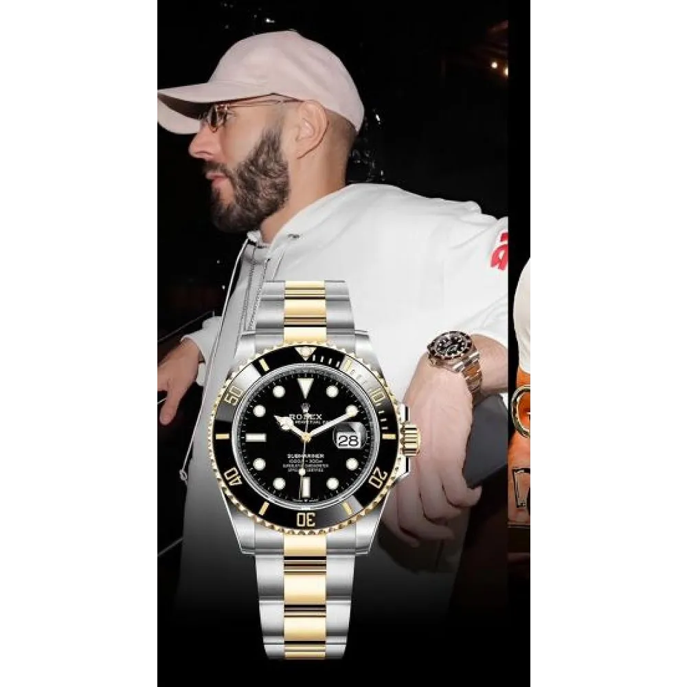 Rolex Watch Submariner Gold Silver Black For Men (SW431)