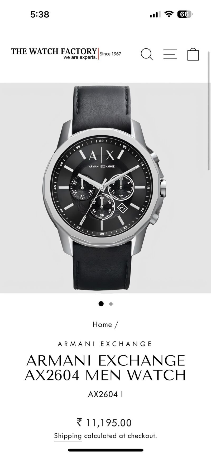 Armani Exchange Ax2604