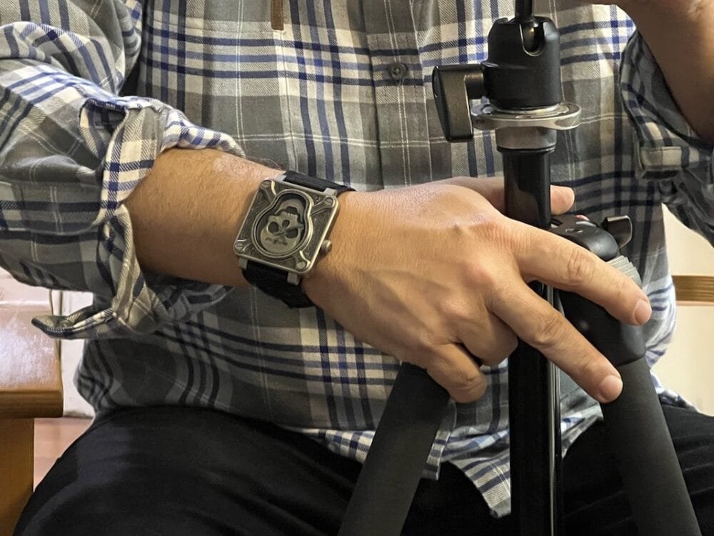 BELL & ROSS BURNING SKULL TATTOO