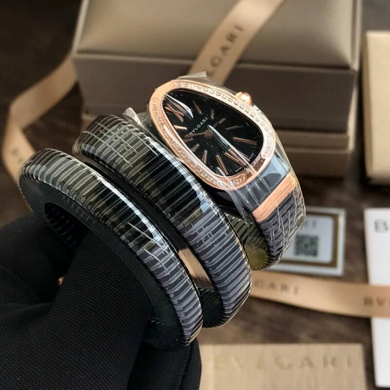 BVLGARI Serpenti Spiga Darkblack