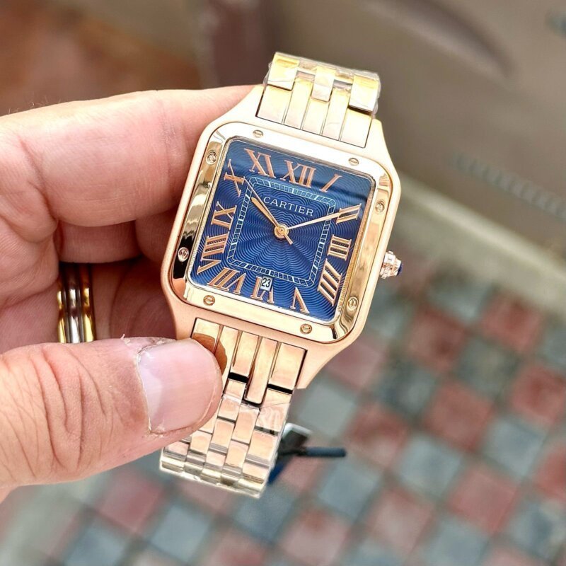 CARTIER SANTOS DUMONT BLUE DIAL
