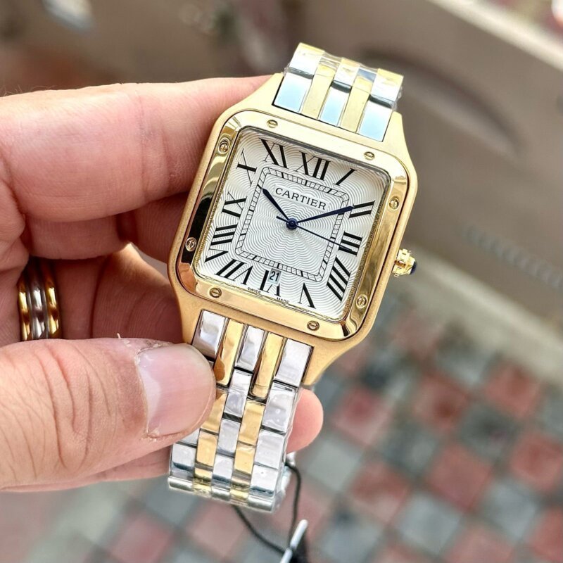 CARTIER SANTOS DUMONT WHITE DIAL