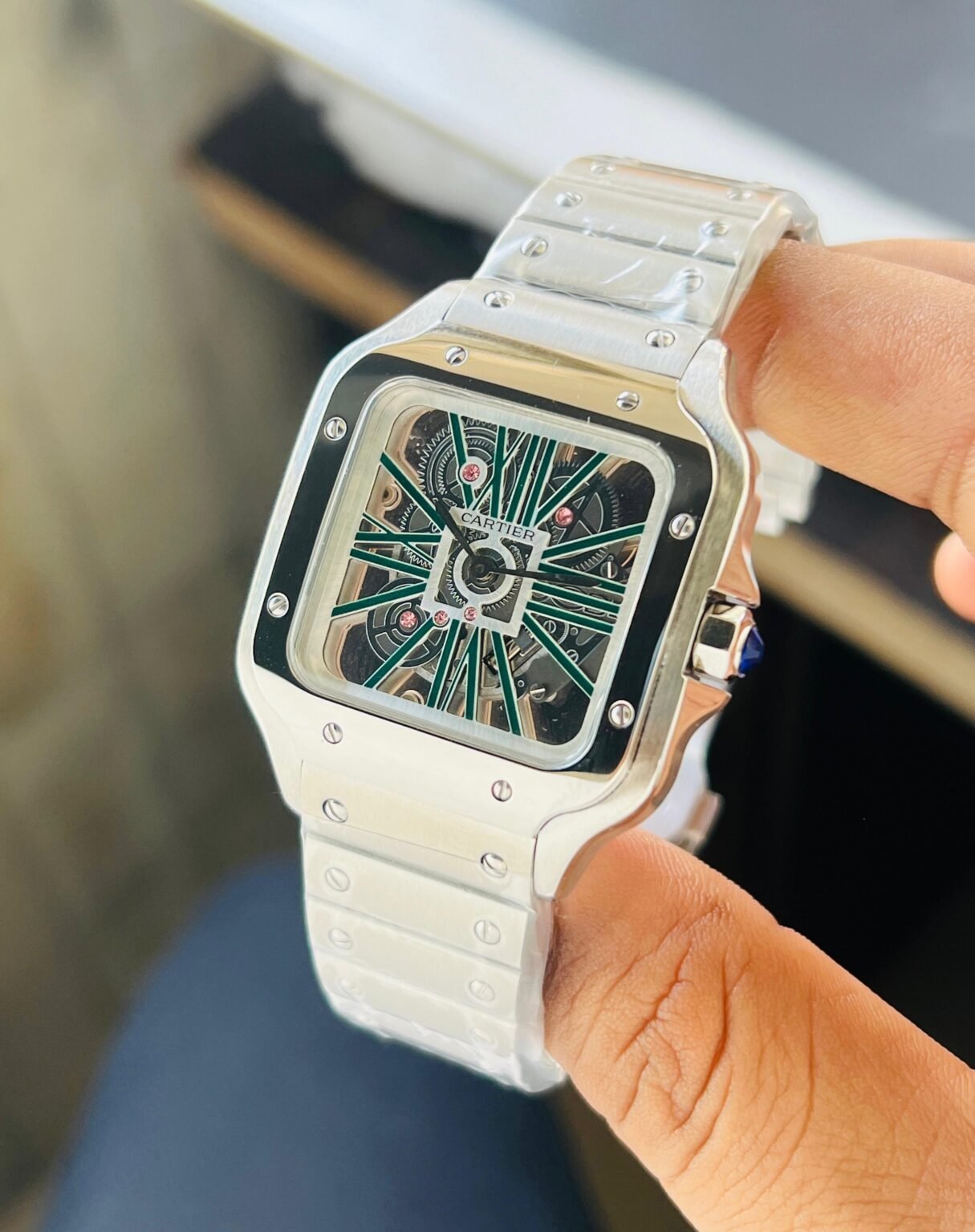 Cartier Santos Skeleton