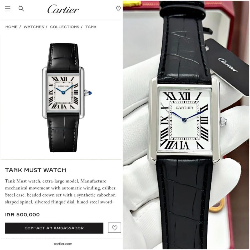 CARTIER TANK LOUIS 7AA PREMIUM