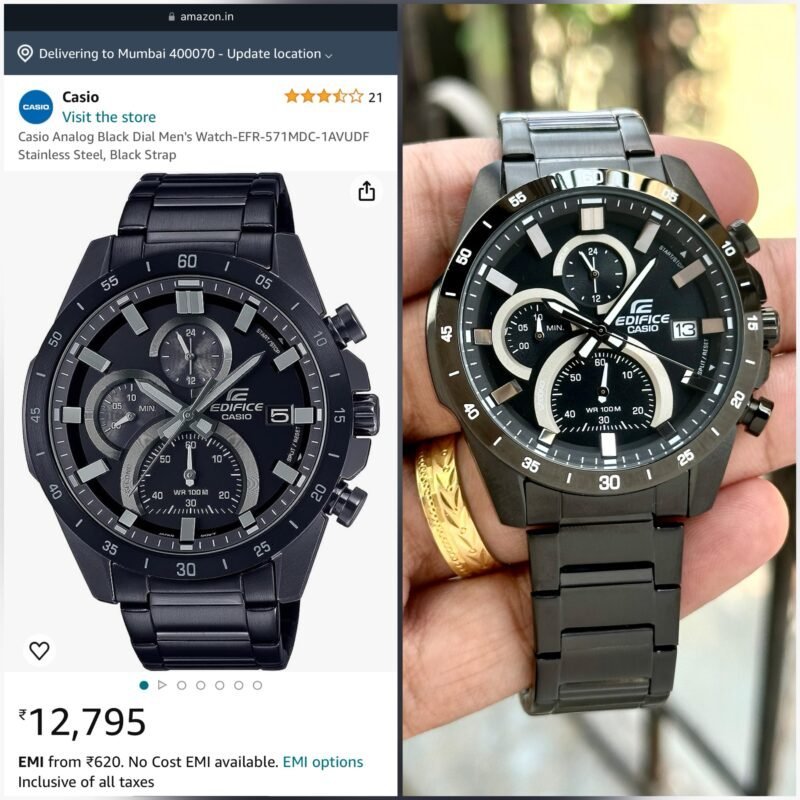Casio Edifice Black