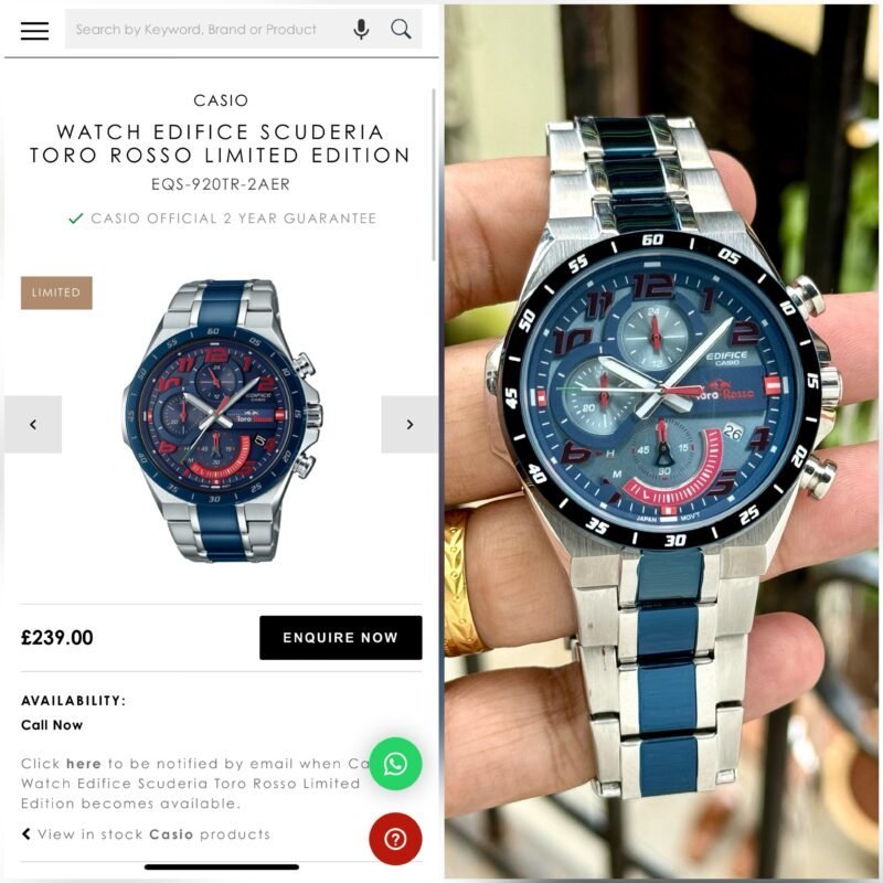 Casio Edifice Scuderia Toro Rosso EQS-920TR-2A
