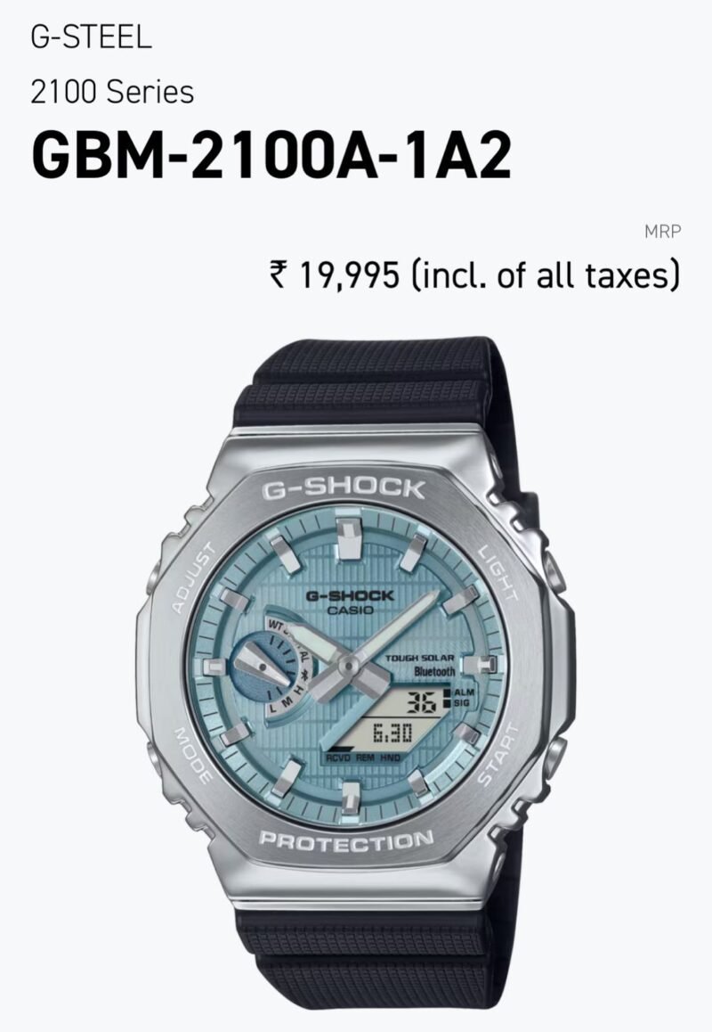 CASIO G SHOCK GBM 2100 AUTO LIGHT