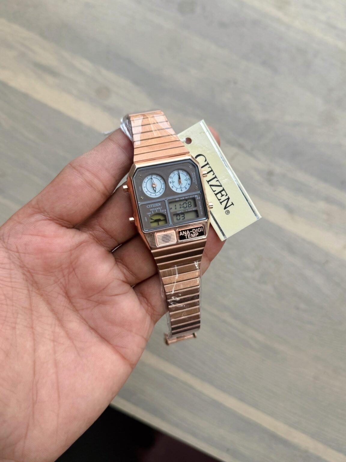 Citizen Ana-Digi-Temp Next To Original