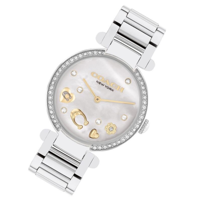 COACH CHARM ELEMENTS WHITE DIAL
