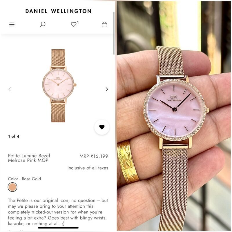 Daniel Wellington Melrose pink