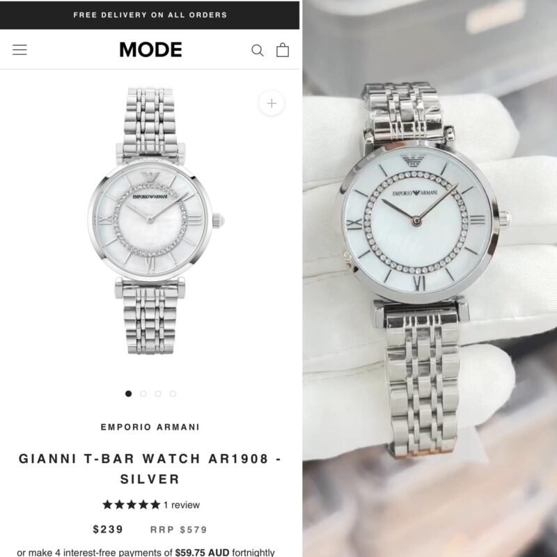 Emporio Armani Gianni T-Bar Watch – AR1908