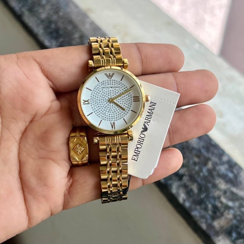Emporio Armani Gold Diamonds Zoom