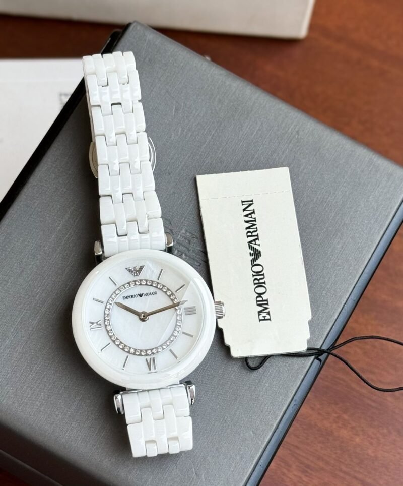 EMPORIO ARMANI WHITE CERAMIC PREMIUM