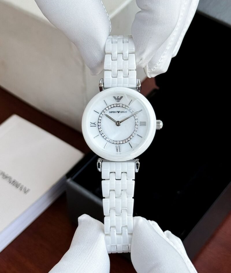 Emporio Armani White Ceramic
