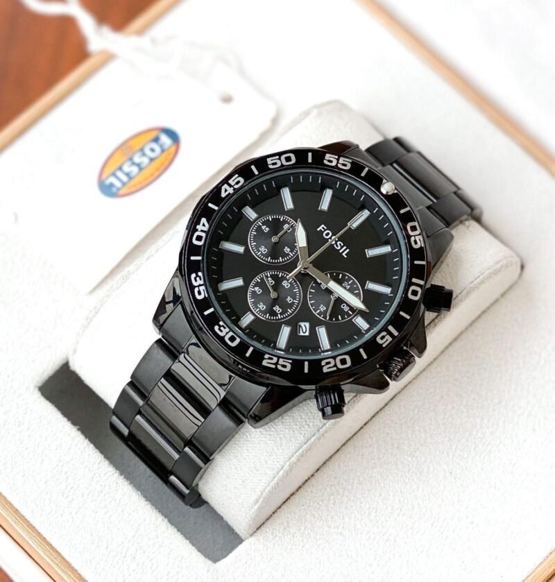 FOSSIL 7AAA PREMIUM CHRONOGRAPH BLACK