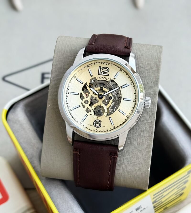 FOSSIL 7AAA PREMIUM SILVER CASE AUTOMATIC