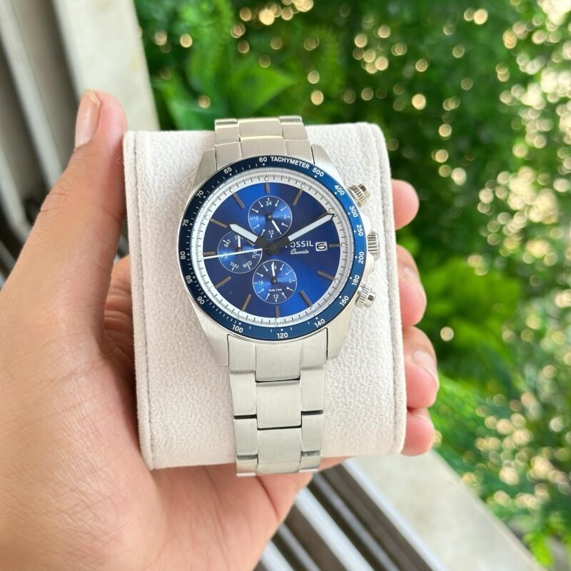 Fossil Autocross BQ2869 Silver Blue