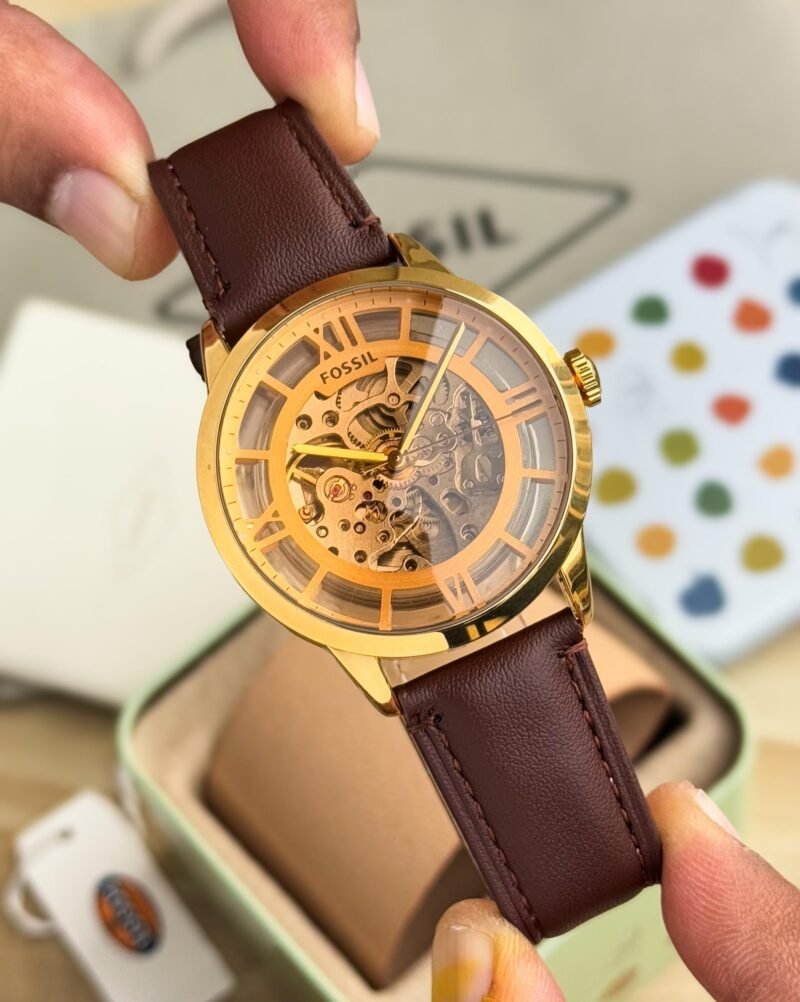 Fossil Brown Leather Strap