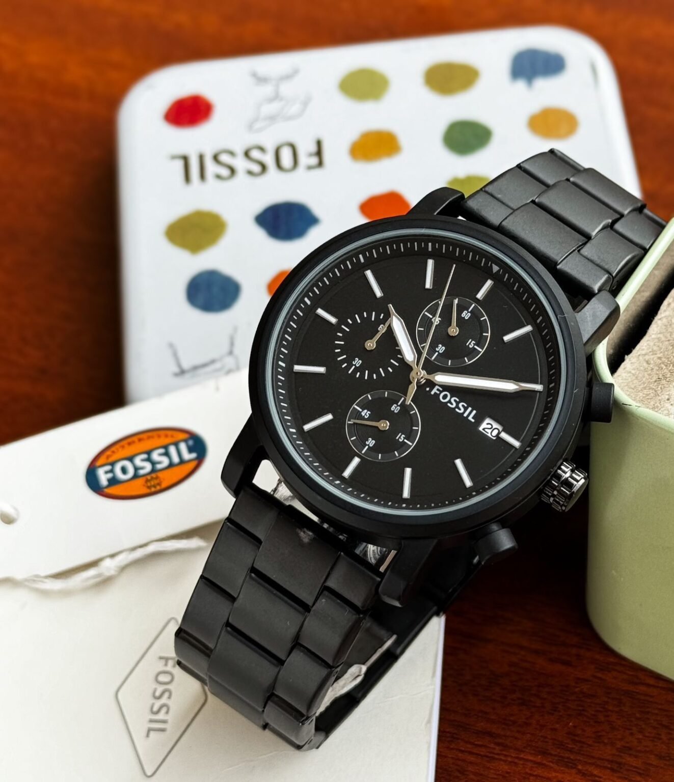 Fossil Chrono Black