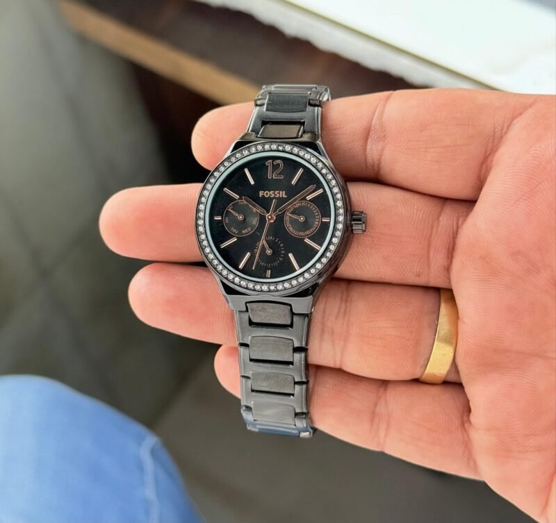 FOSSIL EEVIE 7AA PREMIUM BLACK DIAL