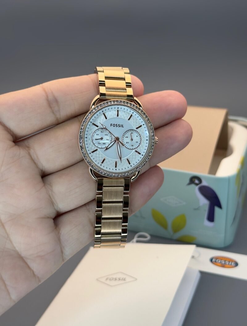 FOSSIL TAILOR ROSEGOLD 7A ANALOGUE