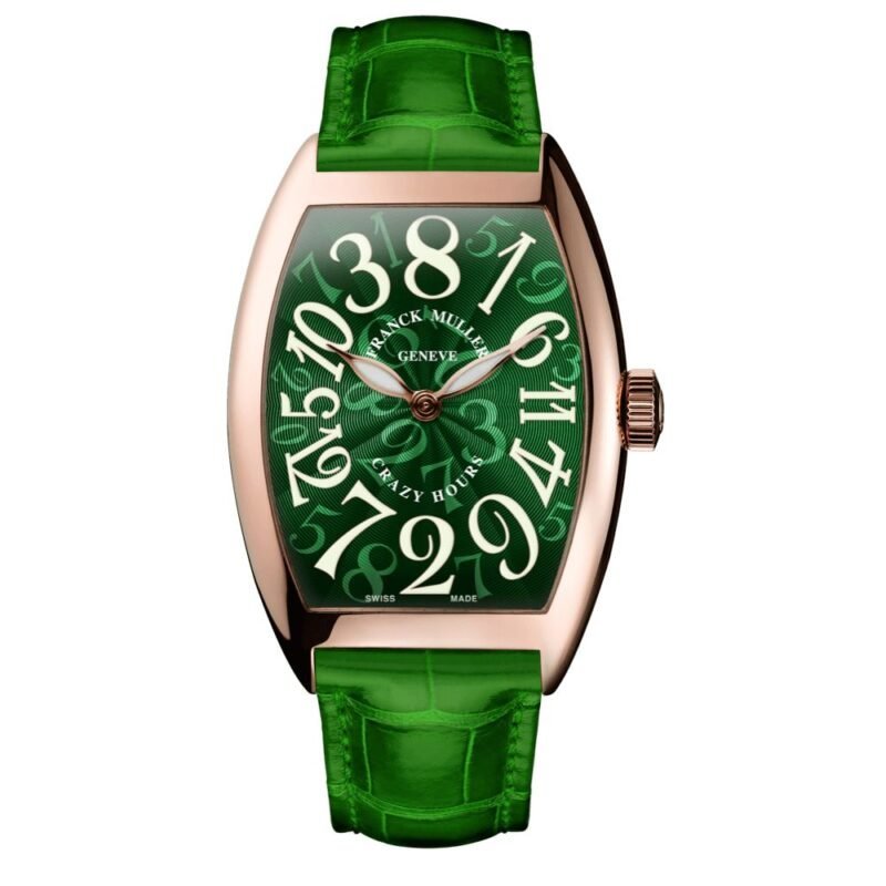Frank Muller Crazy Hours Rosegold Green