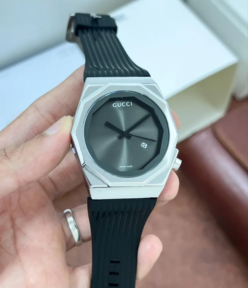 GUCCI G-TIMELESS HEXAGON GREY DIAL 7AA PREMIUM