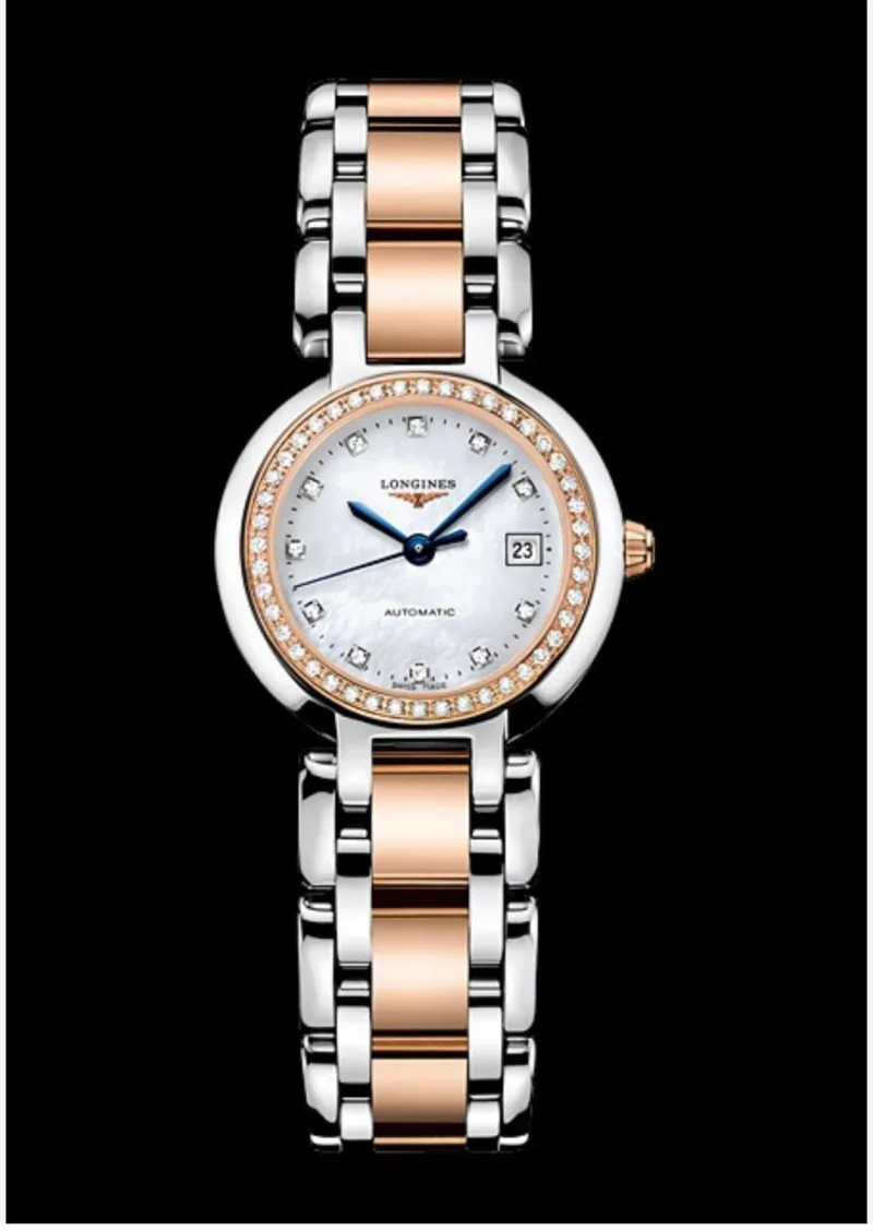 LONGINES PRIMALUNA 7AA PREMIUM SILVER ROSEGOLD