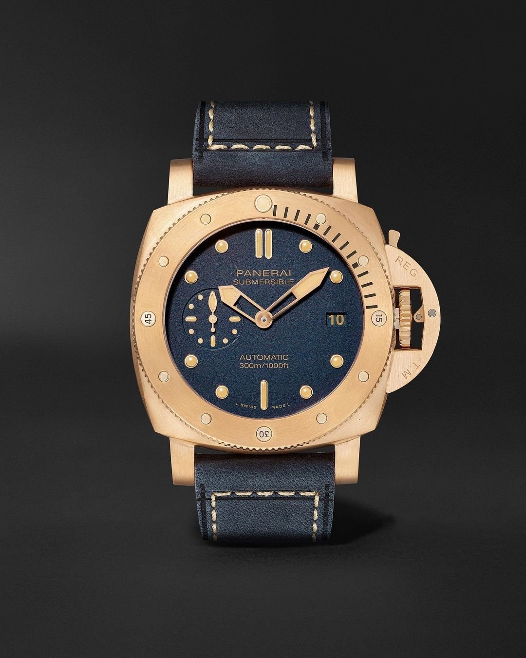 Luminor Panerai Submersible Bronzo Blu Abisso