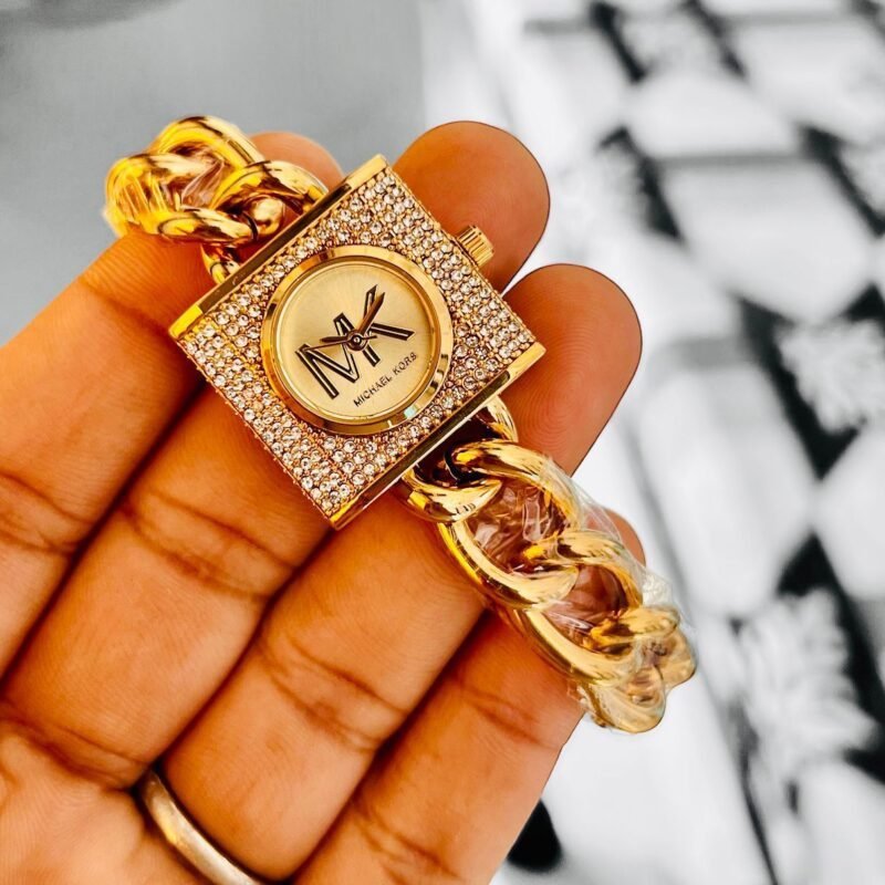 Michael Kors Lennox crystals Gold