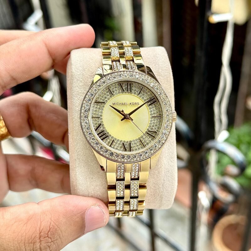 MICHAEL KORS MK4709 DAZZLING CRYSTAL QUARTZ MOVEMENT